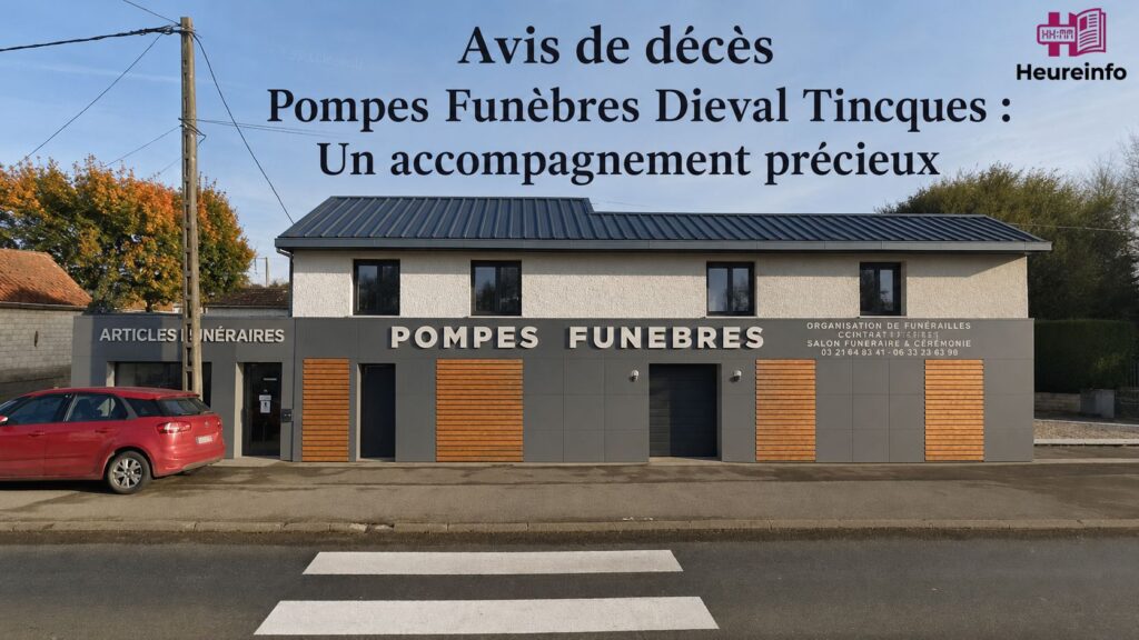 avis de décès pompes funèbres dieval tincques