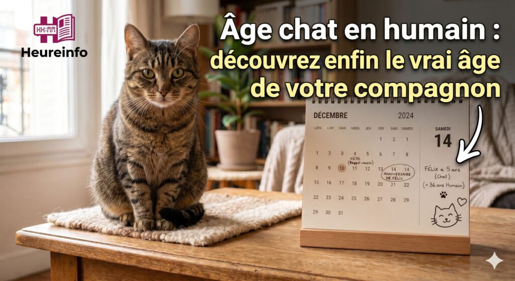 Âge chat en humain : découvrez enfin le vrai âge de votre compagnon age chat en humain
